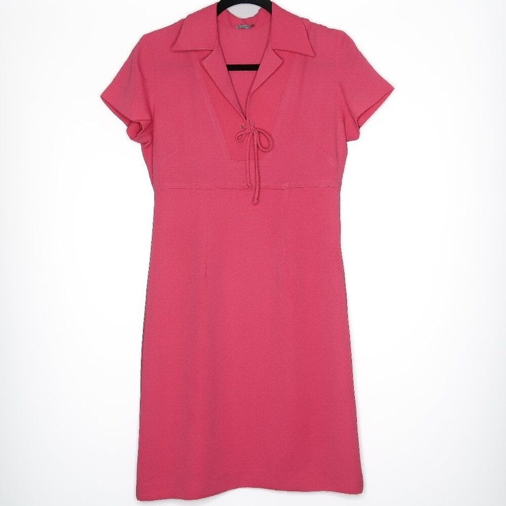 Kate Womens Hot Pink‎ Barbiecore Polo Short Dress Size 2